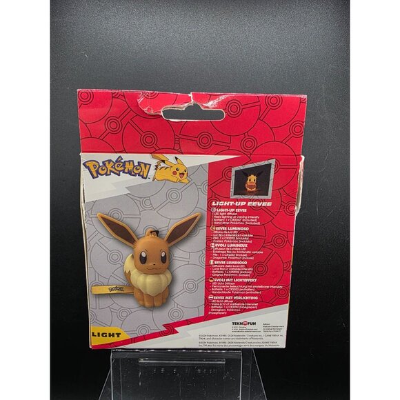Pokémon Light-Up Eevee Figure With Hand Strap & LED Diffuser 4 Inch Collectible - Picture 7 of 8